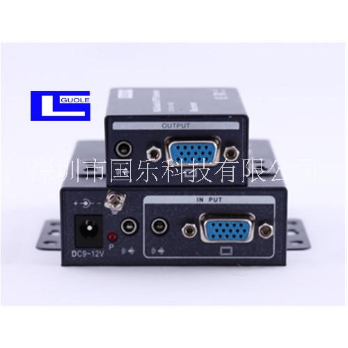 VGA延长器100米(带近端VGA输出，全自动调节）VGA延长器100米GL-V01图片