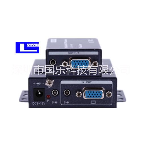 VGA延长器100米(带近端VGA输出，全自动调节） VGA延长器100米GL-V01图片