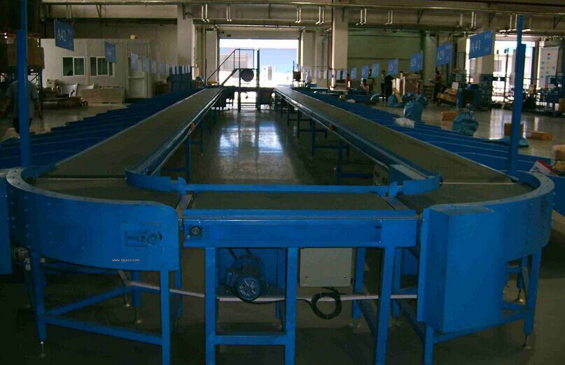 180度转弯机皮带PVC输送带 广州生产厂家PVC输送机图片
