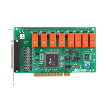 PCI1761数据采集卡18路继电器输出和8路隔离数字量输入卡 PCI1761数字量输入卡