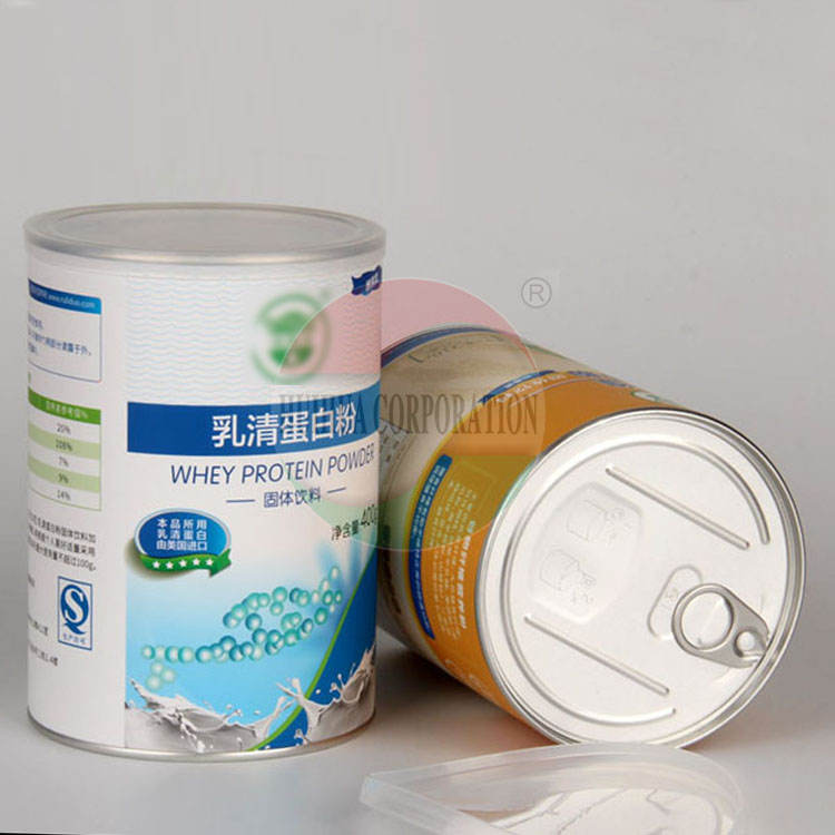 广州惠华企业生产复合纸罐 奶粉纸罐  鸡精纸罐 茶叶纸罐 复合纸罐  奶粉纸罐 纸罐包装图片