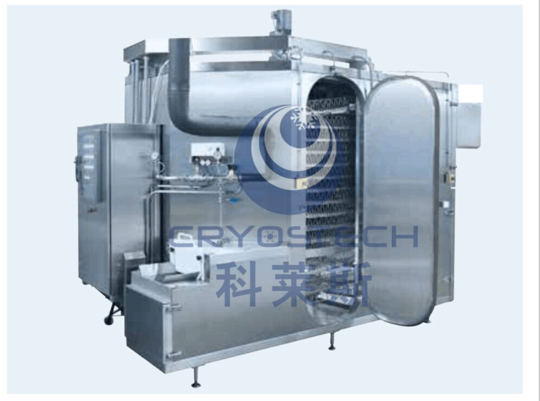 成都隧道式液氮速冻机 成都科莱斯螺旋式液氮速冻机