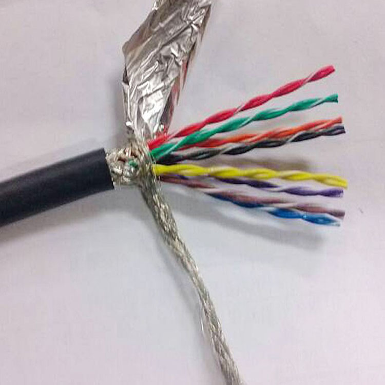 信号控制电缆线、16芯双绞屏蔽线、对绞编织线缆