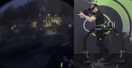 娱乐新项目游戏健身两不误 VR跑步机斯当特厂家批发