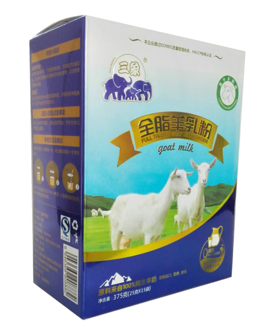供应羊奶粉/陕西羊奶粉供应商/陕西羊奶粉厂家 富平羊奶粉三象375克纯羊奶粉