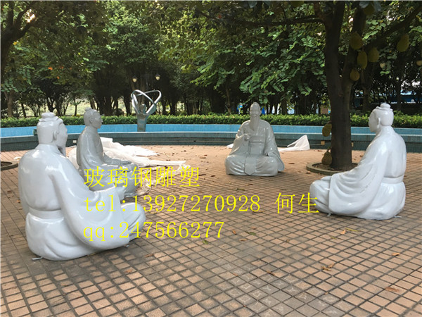 定制玻璃钢雕塑 广州玻璃钢雕塑厂家 公园人物玻璃钢雕塑图片