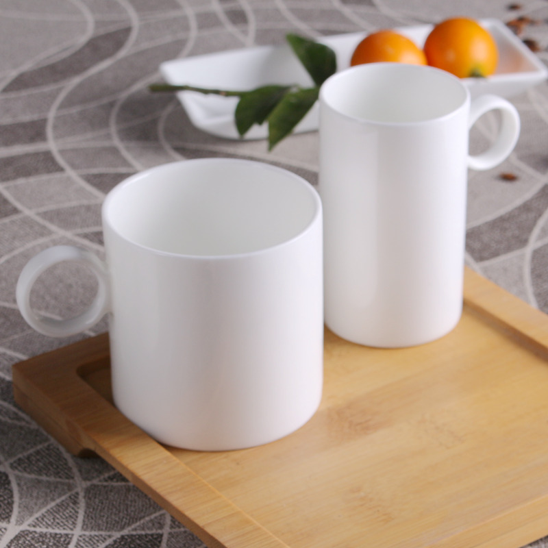 正品 骨瓷咖啡杯碟  纯白陶瓷杯 咖啡具套装 下午茶红茶杯