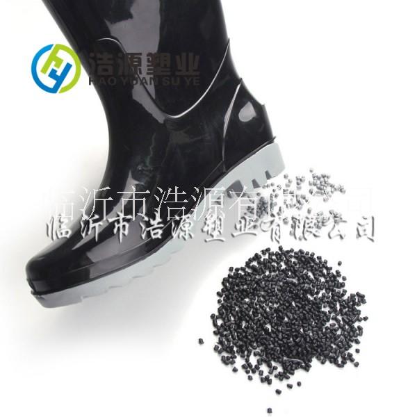 浩源厂家直销黑色农用靴PVC环保颗粒 塑料颗粒