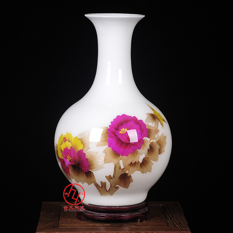 礼品花瓶定制 高档新款陶瓷摆件花瓶