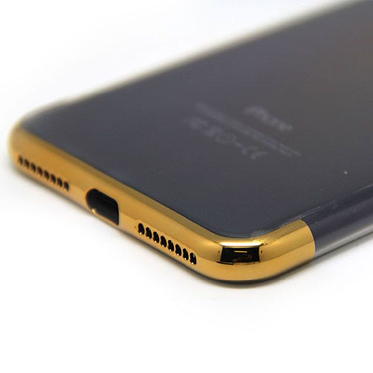 电镀tpu手机壳 iphone7手机壳苹果保护套三段式手机壳定制 电镀tpu三段式手机壳