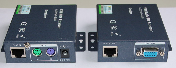 延长器VGA光纤光端机单模单芯上机架