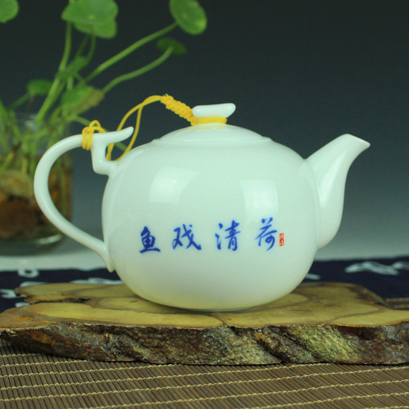 供应青瓷茶具紫砂壶千手观音德化陶瓷