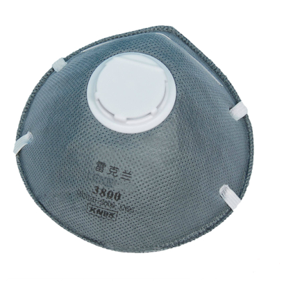 雷克兰3800活性炭带呼吸阀防护口罩除异味防雾霾PM2.5防尘口罩活性炭带呼吸阀口罩图片