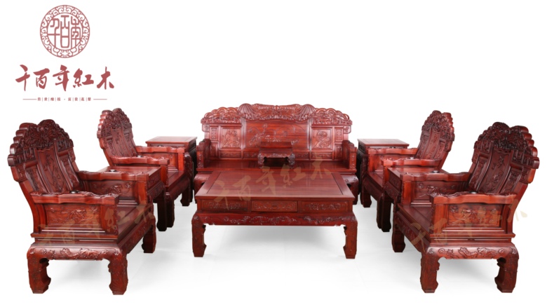 红酸枝家具 千百年红木和美沙发  古典传世酸枝系列