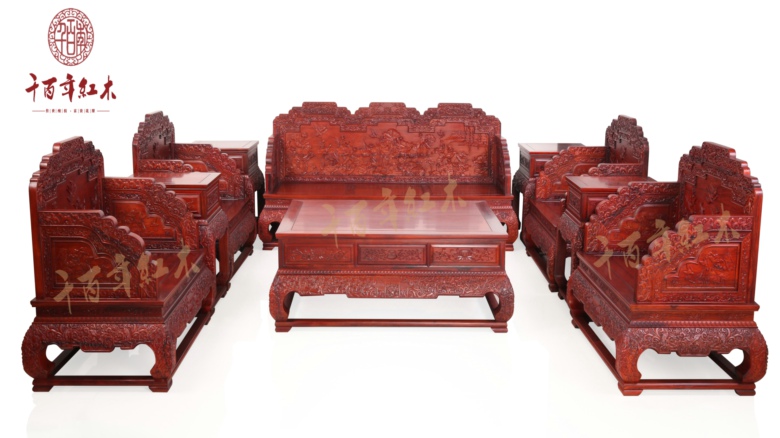 红酸枝家具 千百年红木古典沙发  传世酸枝系列