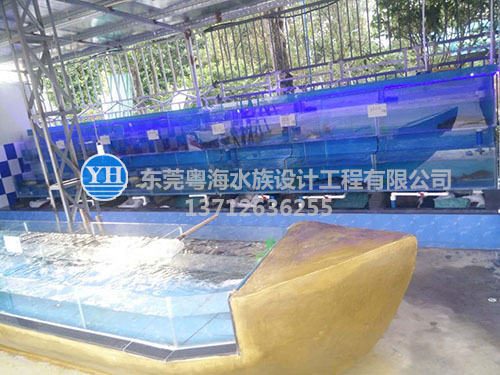 广东制作海鲜池观光池超市鱼池玻璃鱼缸专业快速优惠