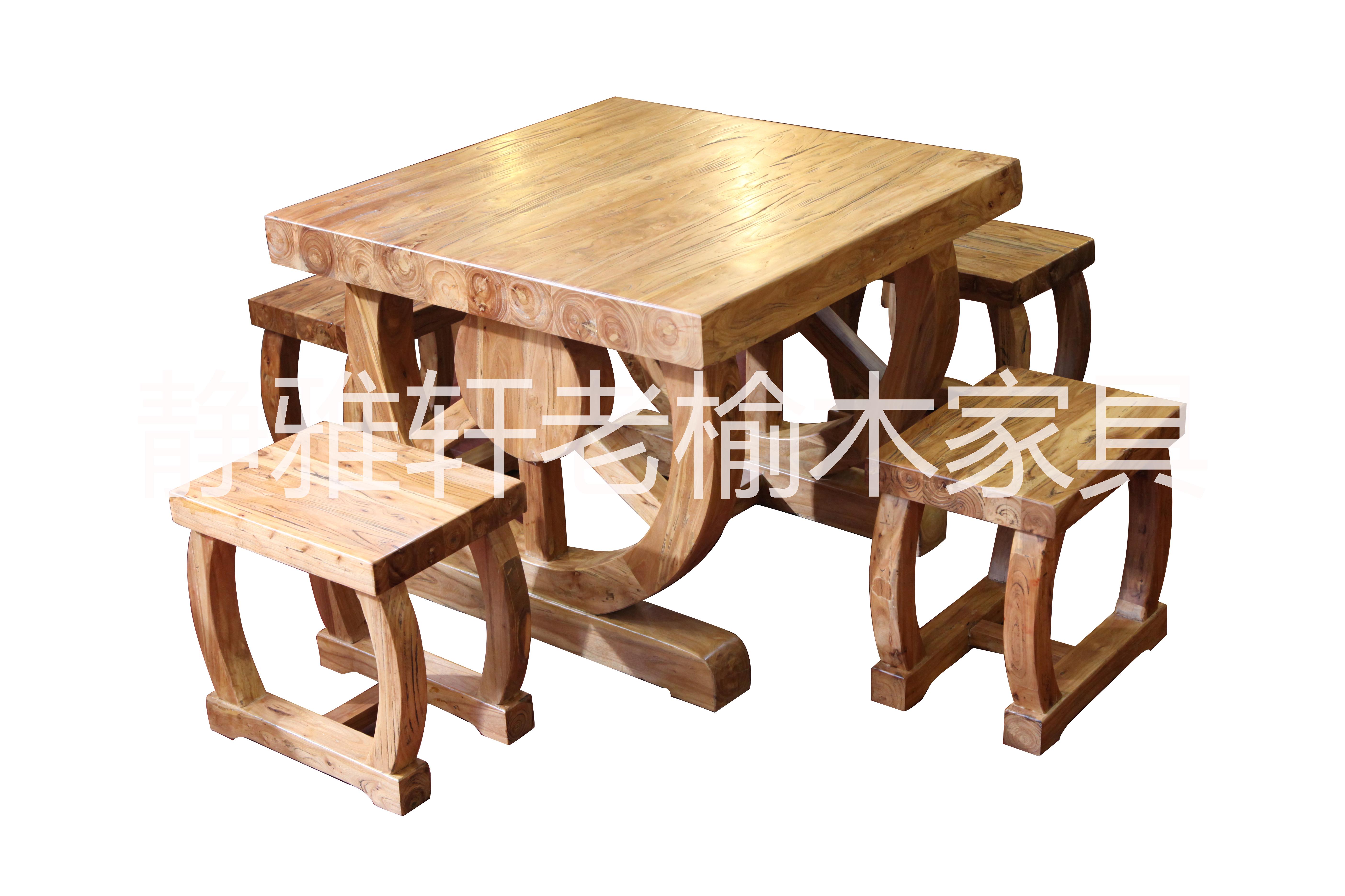 老榆木餐桌.车轮桌老榆木餐桌.车轮桌.老榆木餐桌.车轮桌.实木餐桌图片