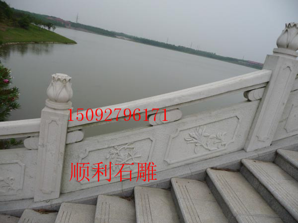 济宁市石雕栏板栏杆，汉白玉栏杆，桥栏板厂家