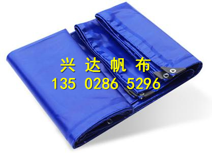 供应蓝色防雨布各种颜色的防水帆布高度防水质量可靠蓝色防雨布兴达帆布厂销售各种防图片