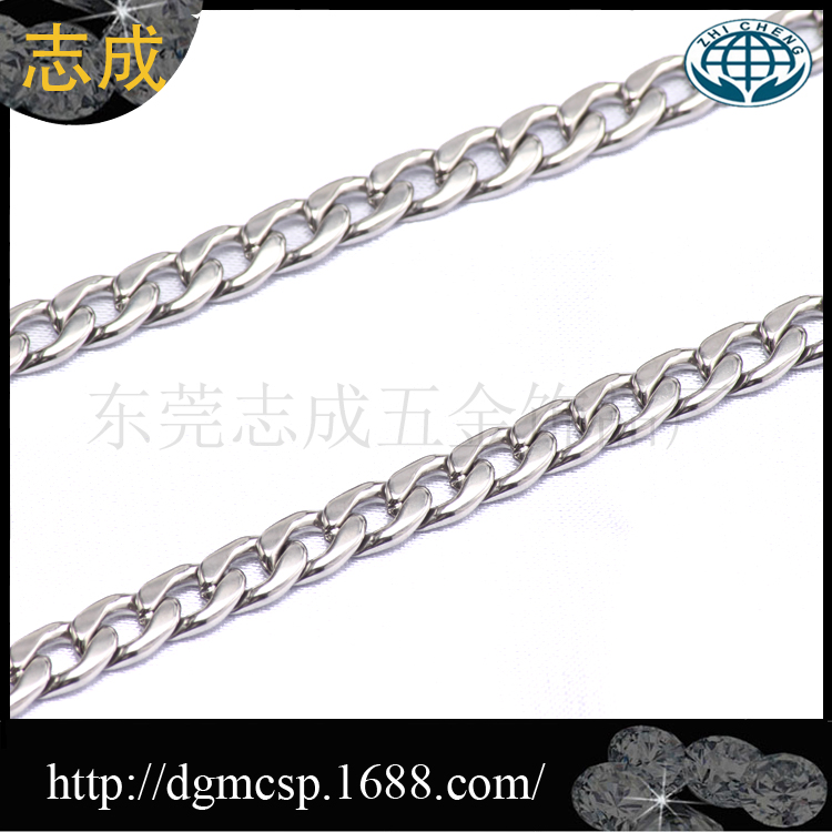 潮流钛钢产品链条不锈钢NK链饰品款式各异样式可铸造图片