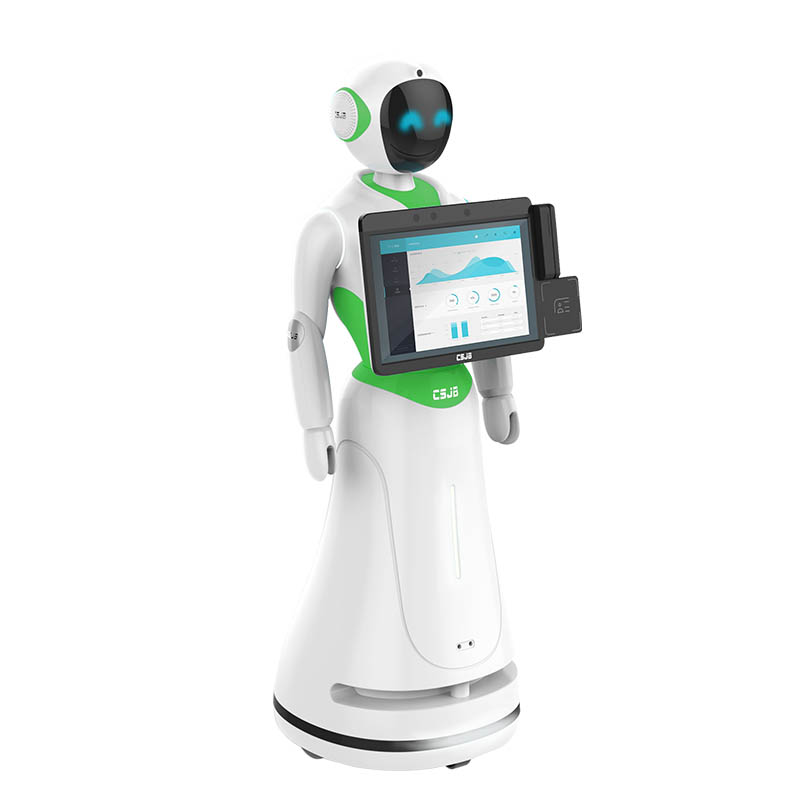 智能公共服务机器人打票排队导购机智能服务机器人图片