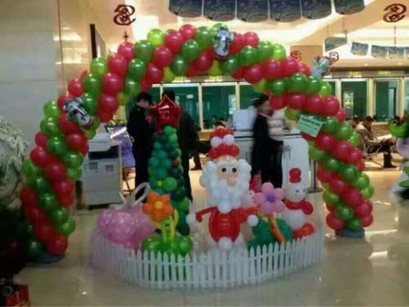 深圳圣诞节气球装饰，深圳圣诞节策划布置，深圳圣诞节现场布置婚礼，图片