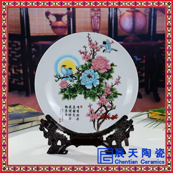 景德镇陶瓷纪念盘，婚礼纪念瓷盘，供应礼品纪念瓷盘，景区陶瓷纪念盘图片
