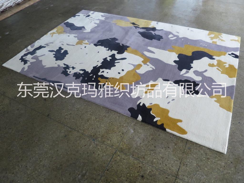 广东地毯厂家定做手工羊毛地毯 隔音防潮家用书房羊毛地毯定制 定做国产羊毛地毯