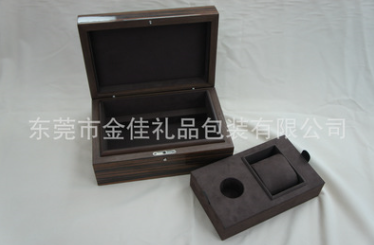 东莞厂家供应手表盒   亮光黑檀木盒价格   钢琴漆表盒批发  供应商实木表盒