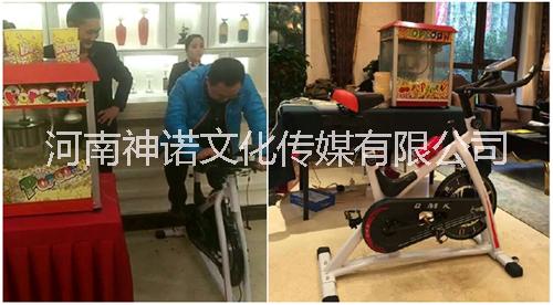 郑州自行车爆米花暖场活动、冬季暖场活动、DIY暖场活动，郑州神诺活动策划公司图片