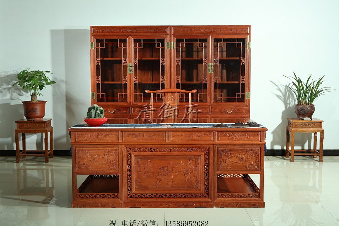 红木家具,红木书桌,办公桌,书桌批发,厂家直销红木家具,红木书桌,办公桌图片