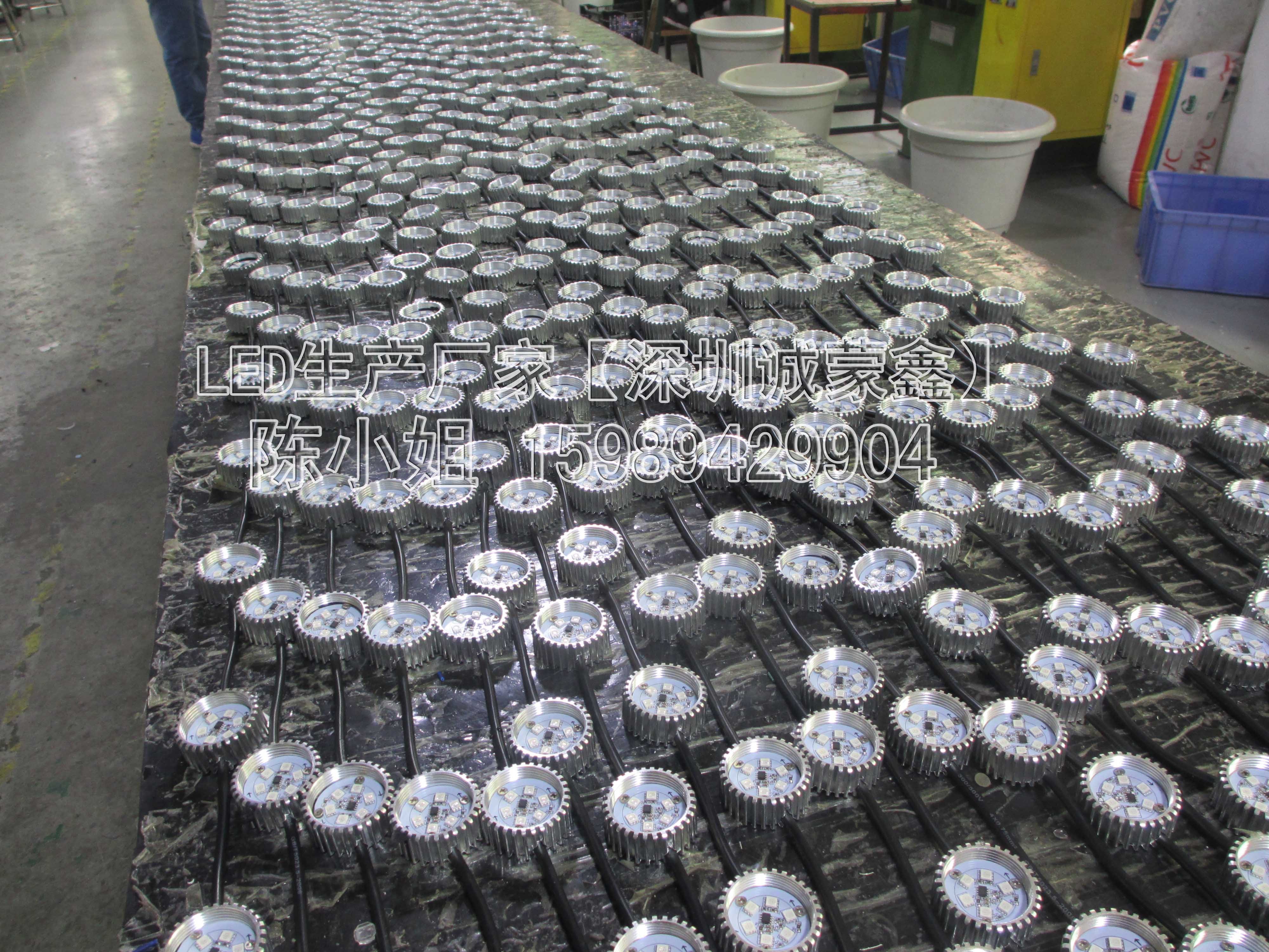 深圳厂家供应LED5050全彩贴片高亮度5050灌胶点光源 LED车铝点光源
