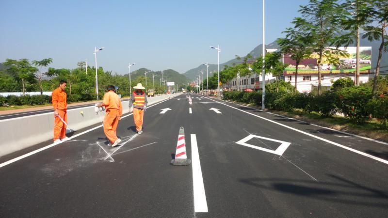 广州热熔标线涂料出口产业园标线漆-路虎交通