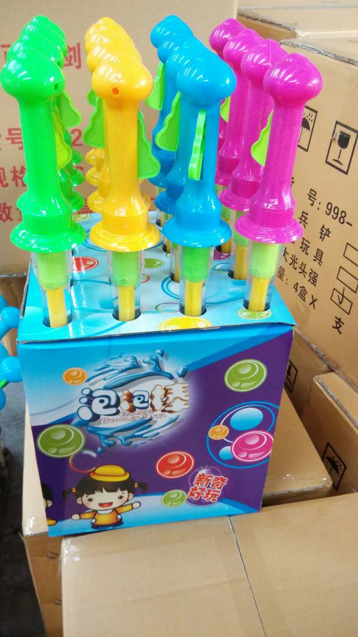 澄海卡通泡泡棒泡泡水玩具厂家
