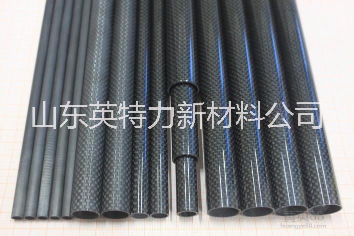 1、碳纤维管，3K斜纹亮光哑光碳管，圆管、方管、各类异性碳纤维管材图片