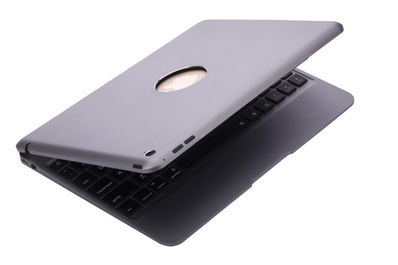 厂家直销iPad Air2/iPadPro9.7全铝合金7彩背光蓝牙键盘带移动电源蓝牙键盘 iPadPro9.7蓝牙键盘