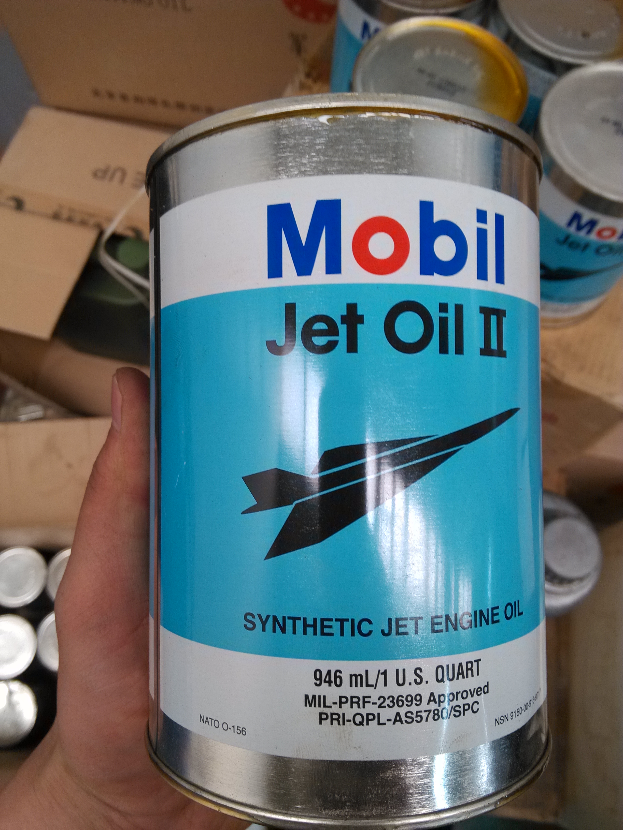 库存销售MobilJetOilII美孚飞马2号航空润滑油现货图片