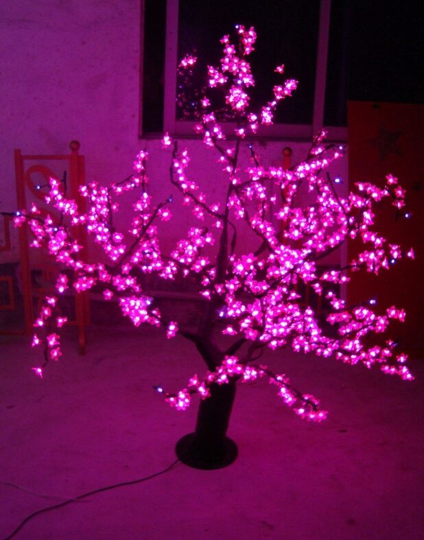 广东生产LED树灯厂家2015年新款LED高仿真树灯盆景树灯樱花树灯各款树灯图片