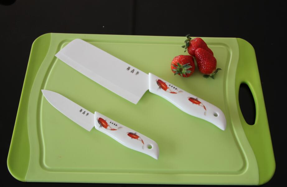 陶瓷刀三件套厨房刀具套装商务礼品定制企业实用促销品图片