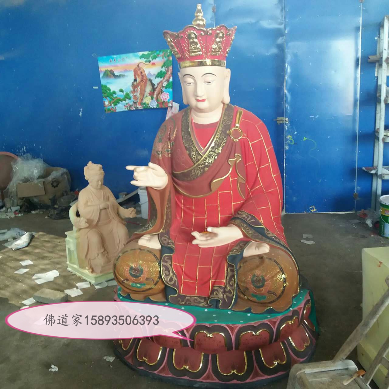 地藏王菩萨价格地藏王菩萨佛像生产厂家河南佛道家供应