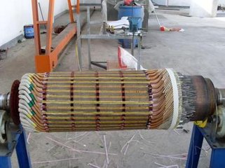 广州电机集电环短路装置故障的修理各类进口电机维修图片