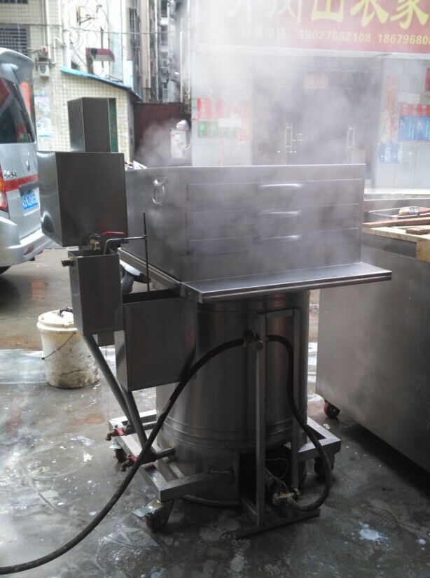 深圳高压肠粉机厂家直销，双炉胆更大蒸汽更节能肠粉更美味图片