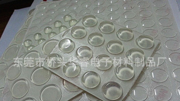 厂家推荐自粘透明防滑垫3M透明胶垫EPDM胶垫透明硅胶垫透明脚垫图片