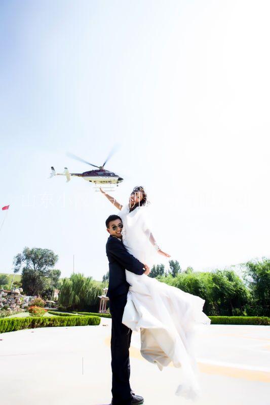 和田直升机喷洒 婚礼旅游