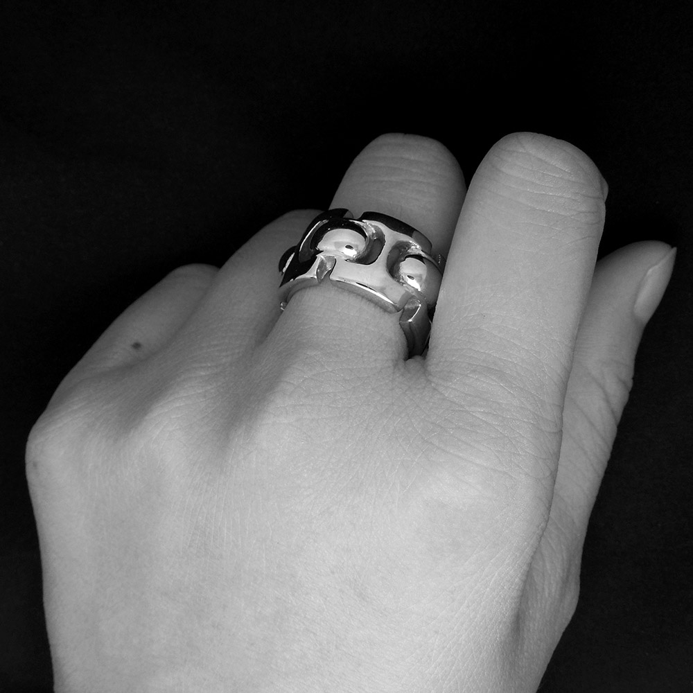 韩式钛钢戒指韩版潮流韩式钛钢戒指 样式可铸造 批发产品