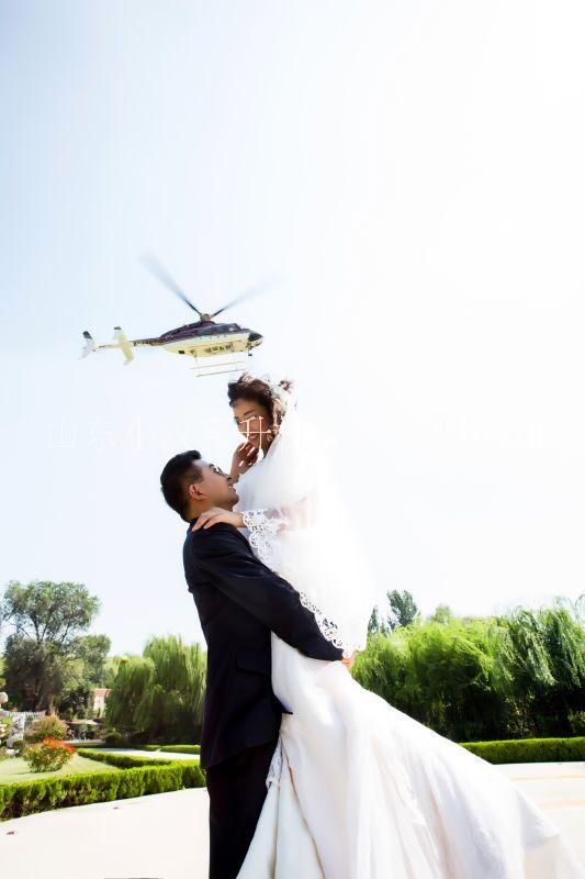 海西直升机喷洒 婚礼旅游