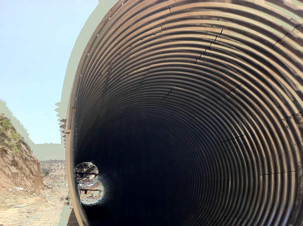 桥梁隧道热镀锌波纹管涵 排水系统金属波纹涵管