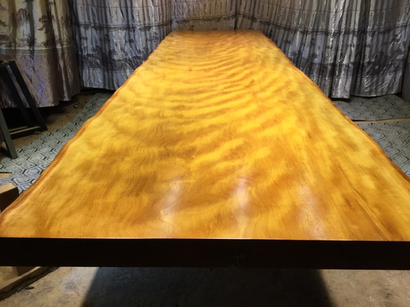 厂家直销非洲黄花梨大板整块原木实木大板批发图片
