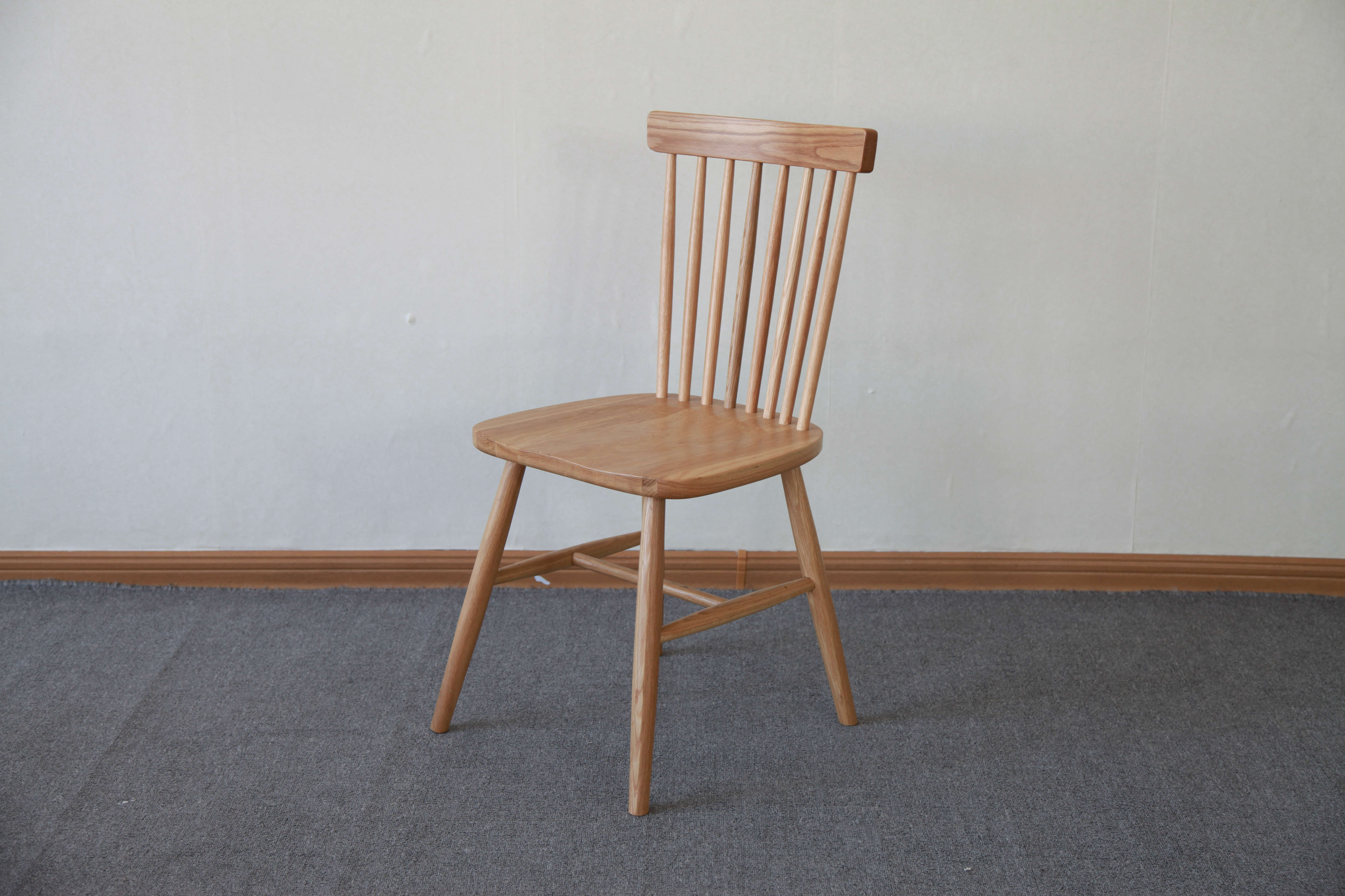 温莎椅 橡木实木酒店家具椅子田园现代简约温莎椅休闲客厅餐椅实木餐桌椅