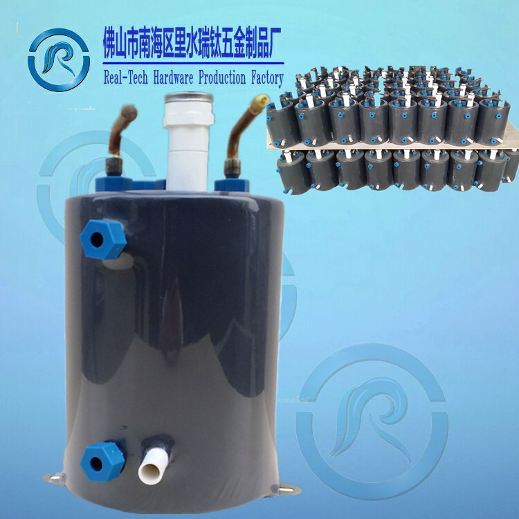 广东佛山CW5000激光冷水机蒸发器 厂家报价 激光冷水机钛管蒸发器